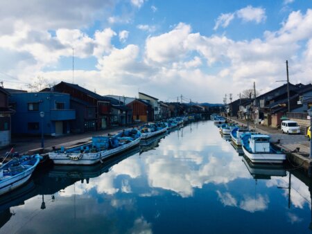 日本のベニス内川新湊観光船 遊覧＆ティータイム